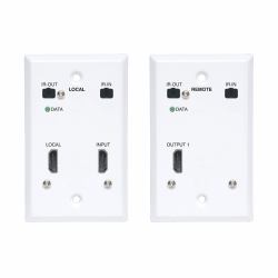 Eaton Tripp Lite B127A-1A1-FHFH extensor audio/video Transmisor y receptor de señales AV Negro 