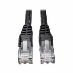 Eaton Tripp Lite N201-003-BK Cable Ethernet [UTP] Patch Moldeado Snagless Cat6 Gigabit [RJ45 M/M], Negro, 0.91 m [3 pies] 