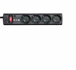 Eaton PS4D limitador de tensión Negro, Blanco 4 salidas AC 220 - 250 V 1 m 