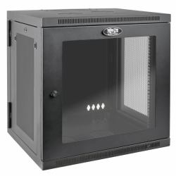 Eaton Tripp Lite SRW12USDPG Gabinete SmartRack 12U para Instalación en la Pared con Profundidad de UPS con ventana de acrílico transparente y parte posterior abisagrada 