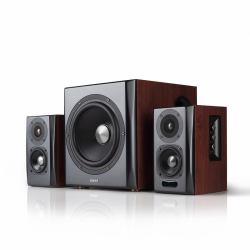 Edifier S350DB conjunto de altavoces 150 W Universal Negro, Madera 2.1 canales 80 W Bluetooth 