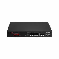 Edimax GS-5210PL switch Gestionado Gigabit Ethernet [10/100/1000] Negro 
