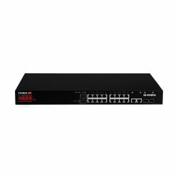 Edimax GS-5216PLC switch Gestionado Gigabit Ethernet [10/100/1000] Energía sobre Ethernet [PoE] Negro 