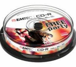 Emtec 52x, 10 pack CD-R 700 MB 10 pieza[s] 