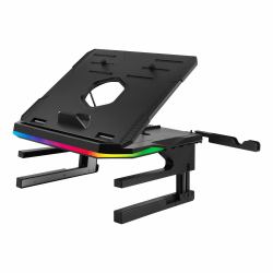Enermax R.T.STAND Soporte para ordenador portátil y tableta Negro 43,2 cm [17"] 