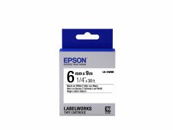 Epson Cinta estándar - LK-2WBN estándar negra/blanca 6/9 