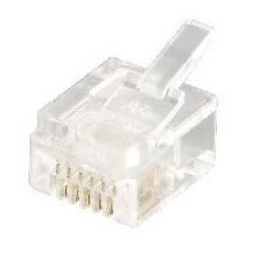 Equip 121131 conector RJ-12 [6P6C] Transparente 