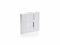 Equip 125471 placa de pared y cubierta de interruptor Blanco 