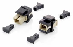 Equip 125572 adaptador de fibra óptica SC 8 pieza[s] Beige, Negro 