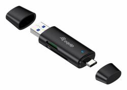 Equip 245462 lector de tarjeta USB 3.2 Gen 1 [3.1 Gen 1] Type-A/Type-C Negro 