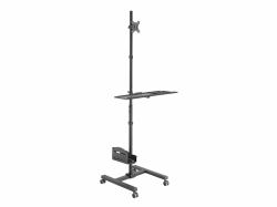 Equip Estación de trabajo móvil con un solo monitor de 17"-32 
