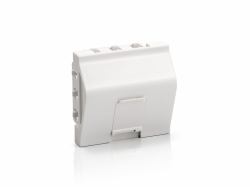 Equip 761311 caja de tomacorriente Blanco 