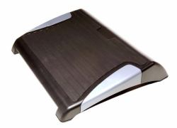 Ergo CMS1514 soporte para el apoyo de pies Negro, Plata 