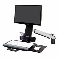 Ergotron Styleview Sit-Stand Combo Arm 61 cm [24"] Pared Aluminio 
