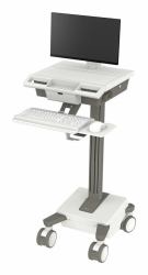 Ergotron M011-0101-100000-1-0 soporte y montura para estación de trabajo/PC todo en uno 19,5 kg Blanco, Gris 61 cm [24"] 