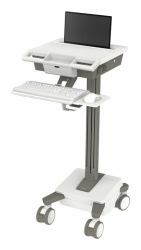 Ergotron M021-0101-100000-1-0 soporte y montura para estación de trabajo/PC todo en uno 19,5 kg Blanco, Gris 43,2 cm [17"] 