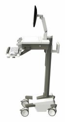 Ergotron M031-0101-100000-1-0 soporte y montura para estación de trabajo/PC todo en uno 19,5 kg Blanco, Gris 61 cm [24"] 
