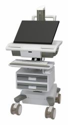 Ergotron M031-0101-111001-1-0 soporte y montura para estación de trabajo/PC todo en uno 19,5 kg Blanco, Gris 61 cm [24"] 