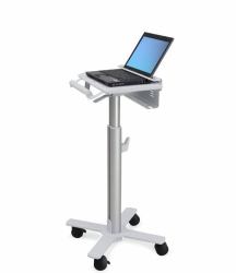 Ergotron StyleView Laptop Cart, SV10 Aluminio, Blanco Portátil Carro multimedia 