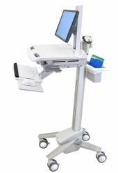 Ergotron StyleView EMR Cart with LCD Pivot Blanco Panel plano Carro multimedia 