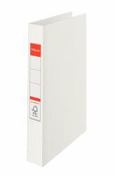Esselte Standard Ring Binders , PP White 2 x 25 mm carpeta de cartón A4 Blanco 