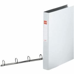 Esselte Standard Ring Binders , PP White 4x25 mm carpeta de cartón A4 Blanco 