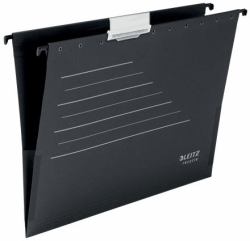 Esselte Leitz 19220095 archivador colgante A4 Cartón Negro 