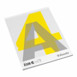 Esselte Glued Pad A4 cuaderno y block 100 hojas Gris, Blanco, Amarillo 