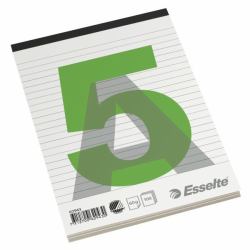 Esselte Stitched Pad A5 cuaderno y block 100 hojas Verde, Gris, Blanco 