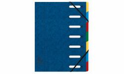 Exacompta 55072E lengüeta de índice Azul, Multicolor 