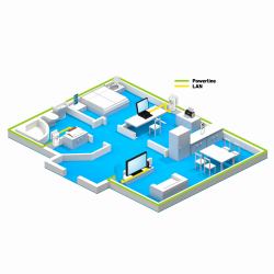 Powerline FRITZ! 1220 Set 1200 Mbit/s Ethernet Blanco 2 pieza[s] 