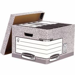 Fellowes 181201 archivador organizador Caja de cartón Gris 