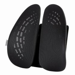 Fellowes 8026401 soporte lumbar para respaldos Negro 