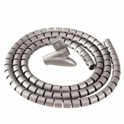 Fellowes CableZip Piso Tubo flexible para protección de cables Plata 1 pieza[s] 