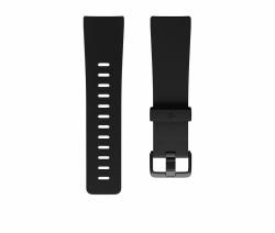 Fitbit Versa Classic L Grupo de rock Negro Elastómero 