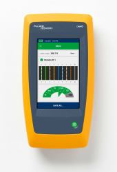 Fluke LIQ-100-IE comprobador de cables de red Comprobador de cables de par trenzado Amarillo, Gris 