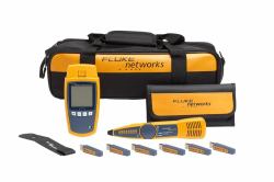 Fluke MicroScanner PoE Comprobador de alimentación PoE Negro, Azul, Amarillo 