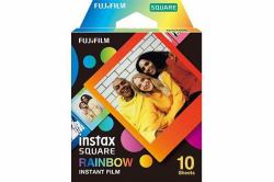 Fujifilm Instax Film 10 Shots SQUARE - Rainbow película instantáneas 10 pieza[s] 86 x 72 mm 