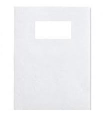 GBC Portadas Leathergrain ventana 250 grs. A4 blanco [50] 