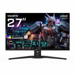 GIGABYTE AORUS FO27Q5P Monitor Gaming OLED QHD – 2560 x 1440, 500Hz, 0,03ms, KVM, 300 cd/m², FreeSync Premium Pro, DisplayHDR True Black 500, DisplayPort 2.1 