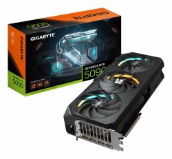 GIGABYTE GeForce RTX 5090 GAMING OC 32G Tarjeta Gráfica - 32GB GDDR7, 512 bits, PCI-E 5.0, 2550MHz Core Clock, 3 x DP 2.1a, 1 x HDMI 2.1b, NVIDIA DLSS 4, GV-N5090GAMING OC-32GD 