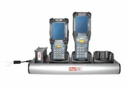 GTS HCH-9033-CHG organizador para estación de carga Montaje de sobremesa Aluminio Negro, Plata 