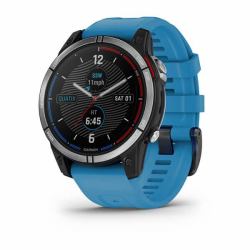 Garmin quatix 7 3,3 cm [1.3"] MIP 47 mm Digital 260 x 260 Pixeles Pantalla táctil Azul Wifi GPS [satélite] 