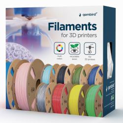 Gembird 3DP-PETG1.75-01-W material de impresión 3d Polietileno tereftalato glico [PETG] Blanco 1,45 kg 