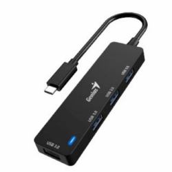 Genius Computer Technology Genius UH-400 USB Tipo C 625 Mbit/s Negro 
