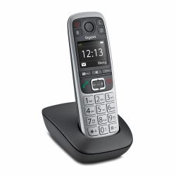 Gigaset E560 Teléfono DECT/analógico Negro, Plata  - versión extranjera
