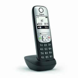 Gigaset A690HX Teléfono DECT/analógico Identificador de llamadas Negro, Plata 