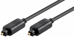 Goobay 50565 cable de audio 2 m Toslink Negro 