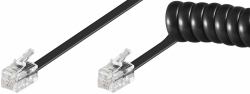 Goobay 68002 cable telefónico 4 m Negro 