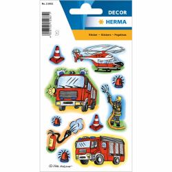 HERMA Fire brigade pegatina para niños 